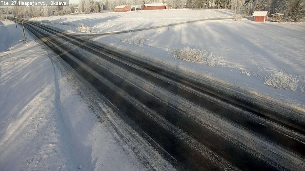 Weather Camera Image Road 27 Haapajärvi, Oksava, Haapajärvi, Pohjois-Pohjanmaa