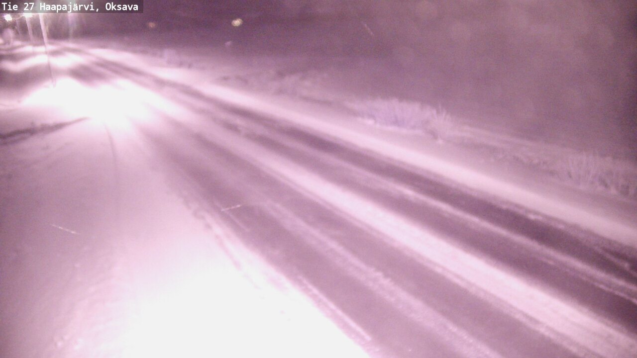 Kelikamerat Kuva Tie 27 Haapajärvi, Oksava, Haapajärvi, Pohjois-Pohjanmaa