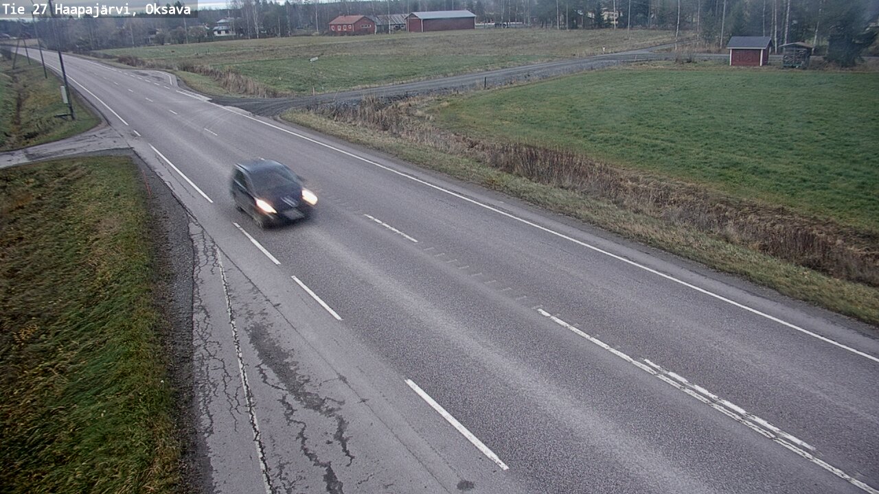 Kelikamerat Kuva Tie 27 Haapajärvi, Oksava, Haapajärvi, Pohjois-Pohjanmaa