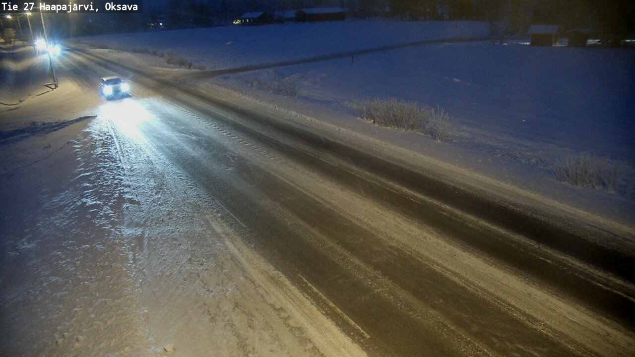 Kelikamerat Kuva Tie 27 Haapajärvi, Oksava, Haapajärvi, Pohjois-Pohjanmaa