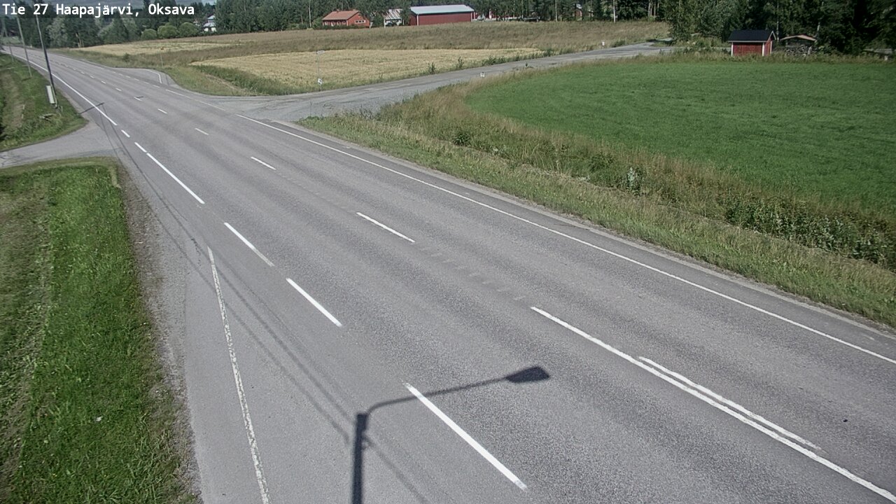Kelikamerat Kuva Tie 27 Haapajärvi, Oksava, Haapajärvi, Pohjois-Pohjanmaa