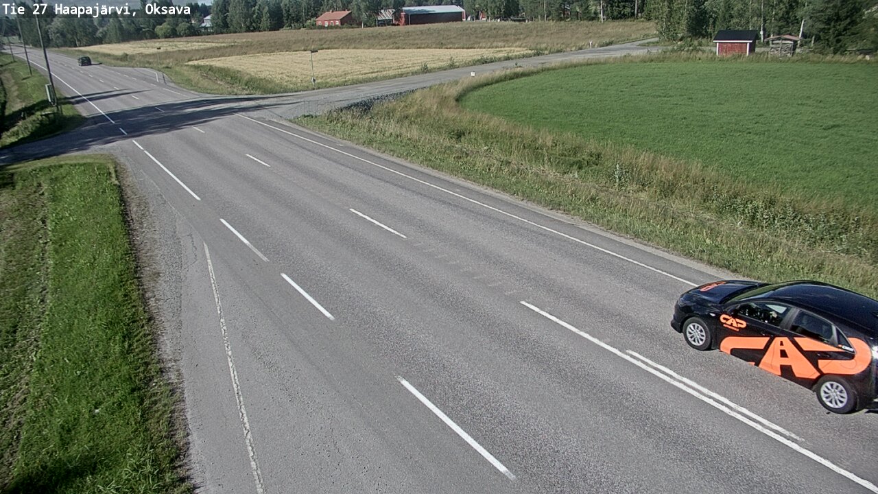 Kelikamerat Kuva Tie 27 Haapajärvi, Oksava, Haapajärvi, Pohjois-Pohjanmaa