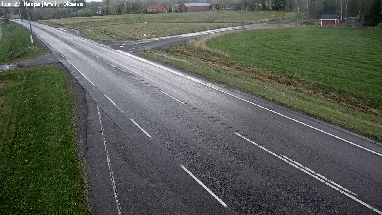 Weather Camera Image Road 27 Haapajärvi, Oksava, Haapajärvi, Pohjois-Pohjanmaa