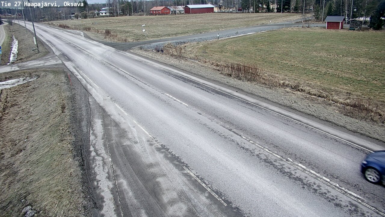 Weather Camera Image Road 27 Haapajärvi, Oksava, Haapajärvi, Pohjois-Pohjanmaa