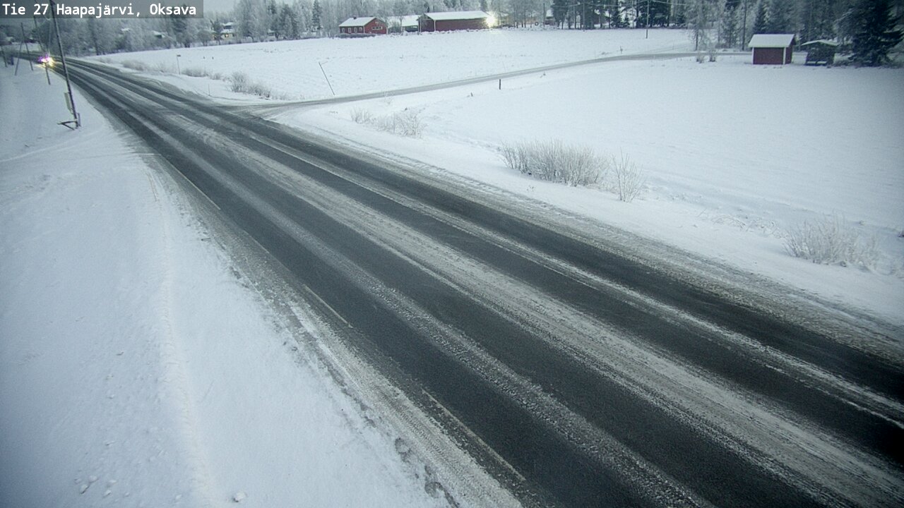 Kelikamerat Kuva Tie 27 Haapajärvi, Oksava, Haapajärvi, Pohjois-Pohjanmaa