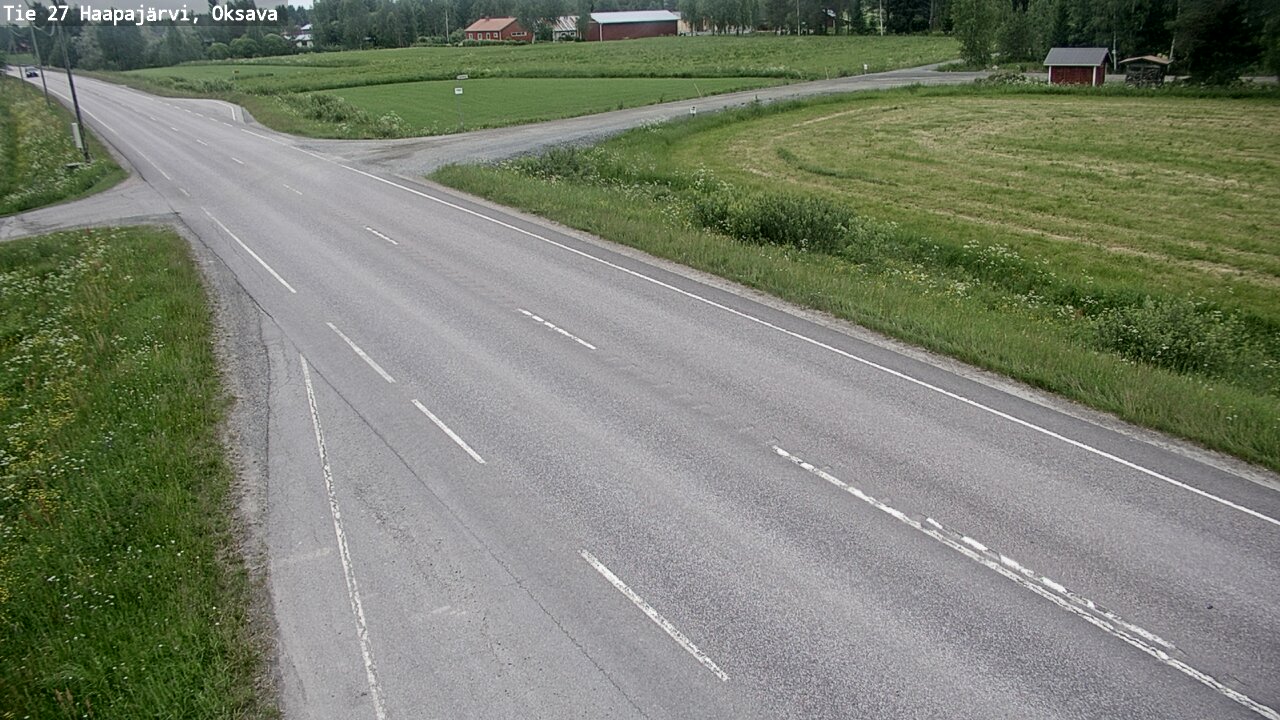 Kelikamerat Kuva Tie 27 Haapajärvi, Oksava, Haapajärvi, Pohjois-Pohjanmaa
