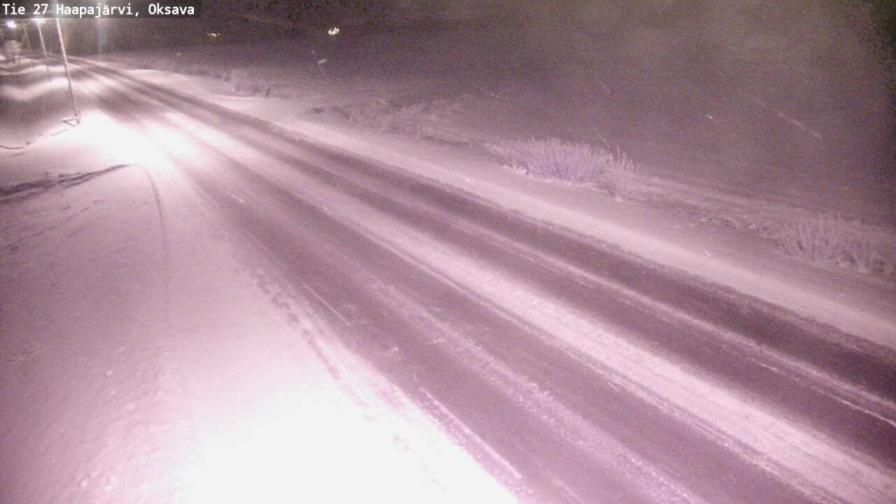 Kelikamerat Kuva Tie 27 Haapajärvi, Oksava, Haapajärvi, Pohjois-Pohjanmaa