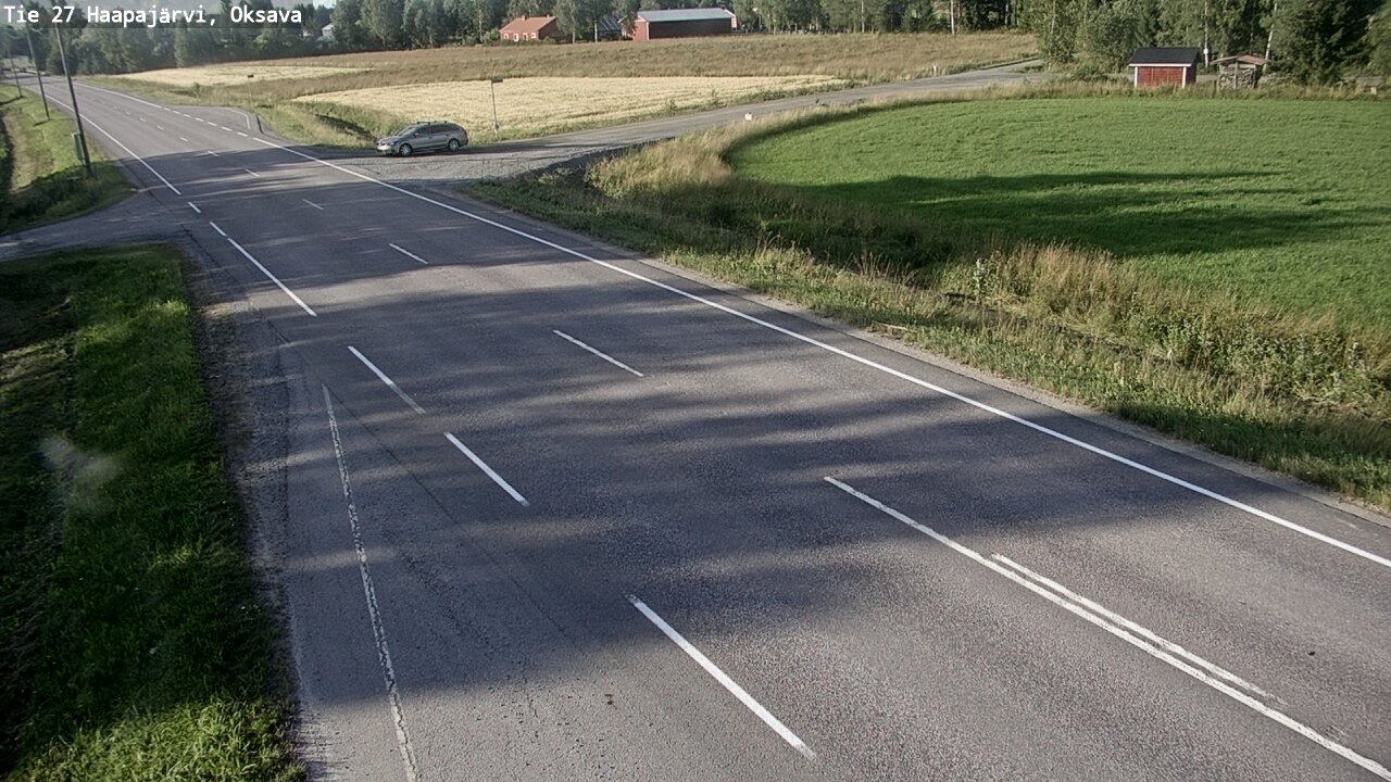 Kelikamerat Kuva Tie 27 Haapajärvi, Oksava, Haapajärvi, Pohjois-Pohjanmaa