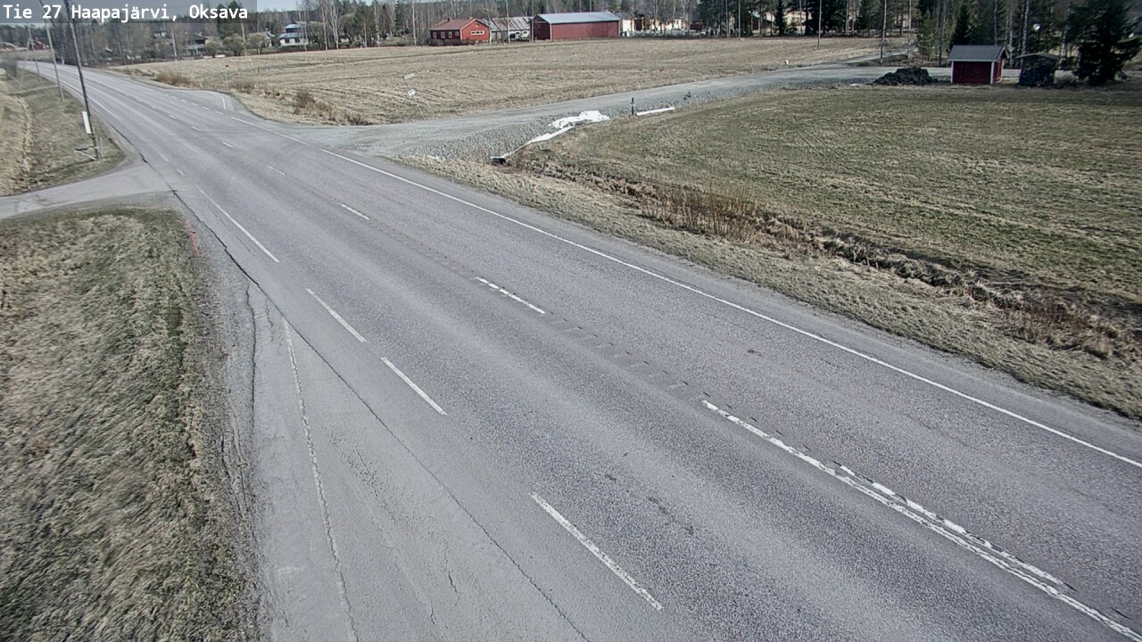 Kelikamerat Kuva Tie 27 Haapajärvi, Oksava, Haapajärvi, Pohjois-Pohjanmaa