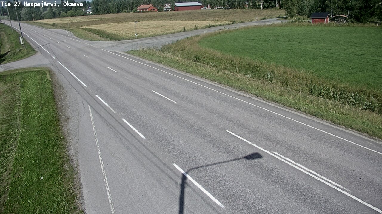 Kelikamerat Kuva Tie 27 Haapajärvi, Oksava, Haapajärvi, Pohjois-Pohjanmaa