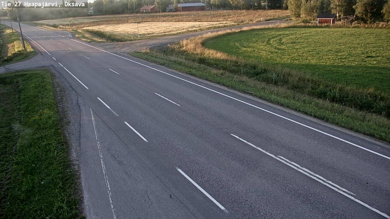 Kelikamerat Kuva Tie 27 Haapajärvi, Oksava, Haapajärvi, Pohjois-Pohjanmaa