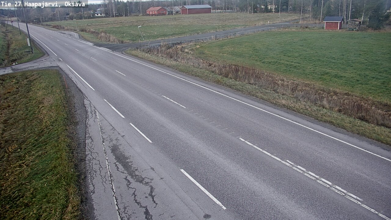 Kelikamerat Kuva Tie 27 Haapajärvi, Oksava, Haapajärvi, Pohjois-Pohjanmaa