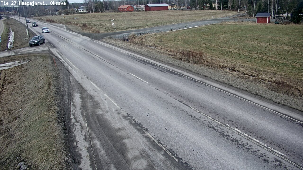 Weather Camera Image Road 27 Haapajärvi, Oksava, Haapajärvi, Pohjois-Pohjanmaa