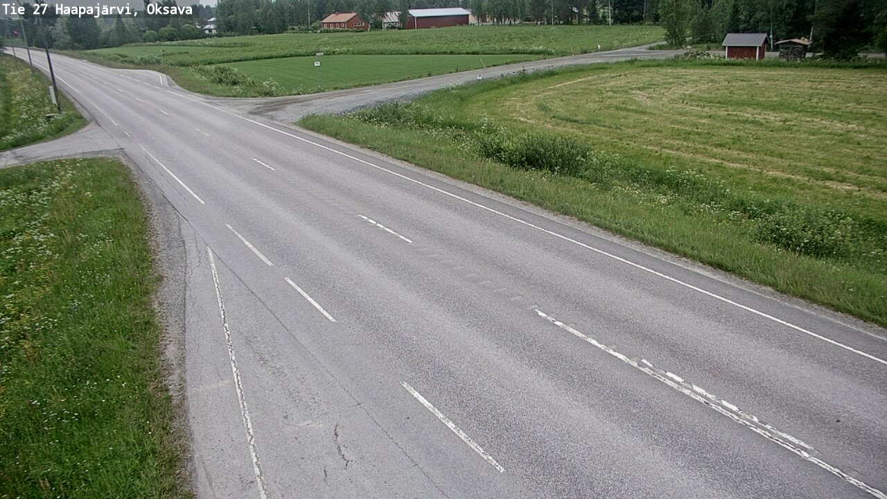 Kelikamerat Kuva Tie 27 Haapajärvi, Oksava, Haapajärvi, Pohjois-Pohjanmaa