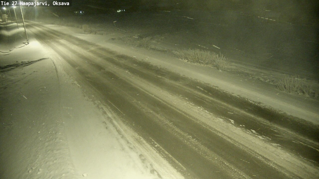 Kelikamerat Kuva Tie 27 Haapajärvi, Oksava, Haapajärvi, Pohjois-Pohjanmaa