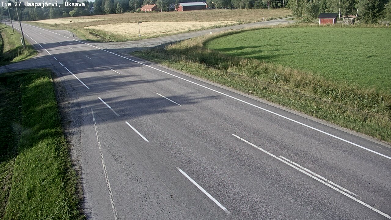 Kelikamerat Kuva Tie 27 Haapajärvi, Oksava, Haapajärvi, Pohjois-Pohjanmaa