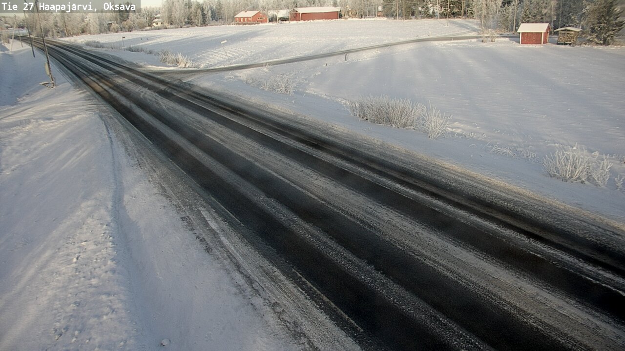 Weather Camera Image Road 27 Haapajärvi, Oksava, Haapajärvi, Pohjois-Pohjanmaa