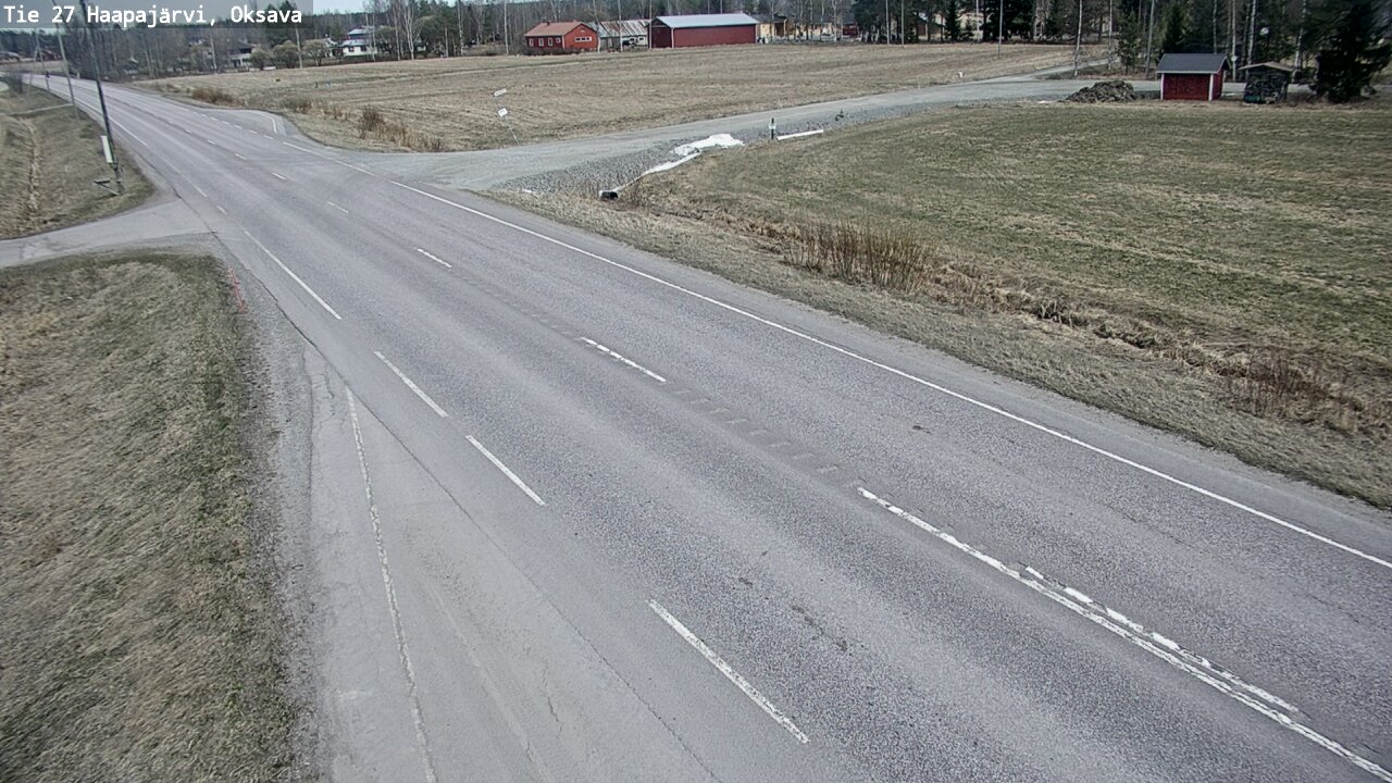 Kelikamerat Kuva Tie 27 Haapajärvi, Oksava, Haapajärvi, Pohjois-Pohjanmaa