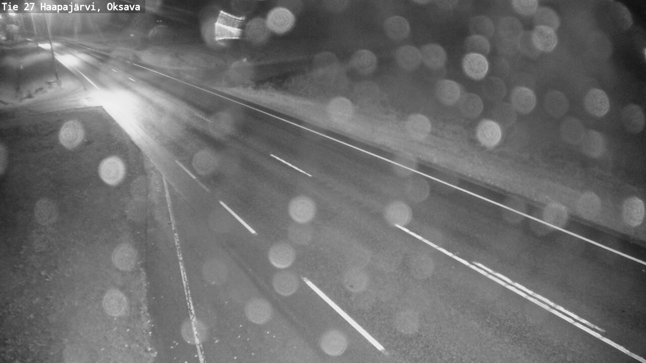 Weather Camera Image Road 27 Haapajärvi, Oksava, Haapajärvi, Pohjois-Pohjanmaa