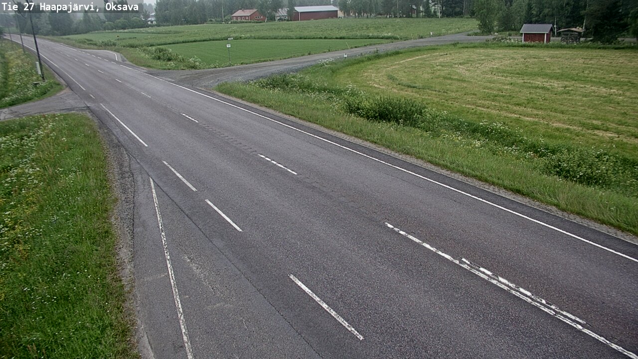 Kelikamerat Kuva Tie 27 Haapajärvi, Oksava, Haapajärvi, Pohjois-Pohjanmaa