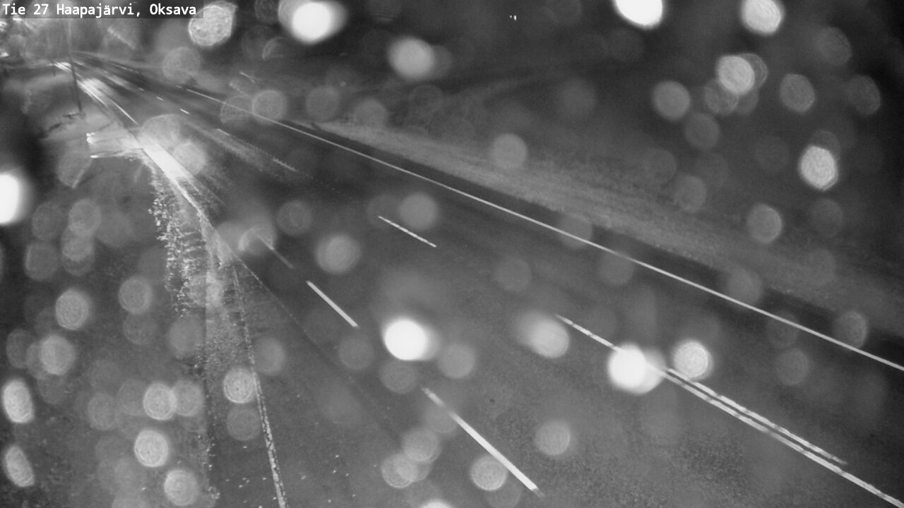 Weather Camera Image Road 27 Haapajärvi, Oksava, Haapajärvi, Pohjois-Pohjanmaa