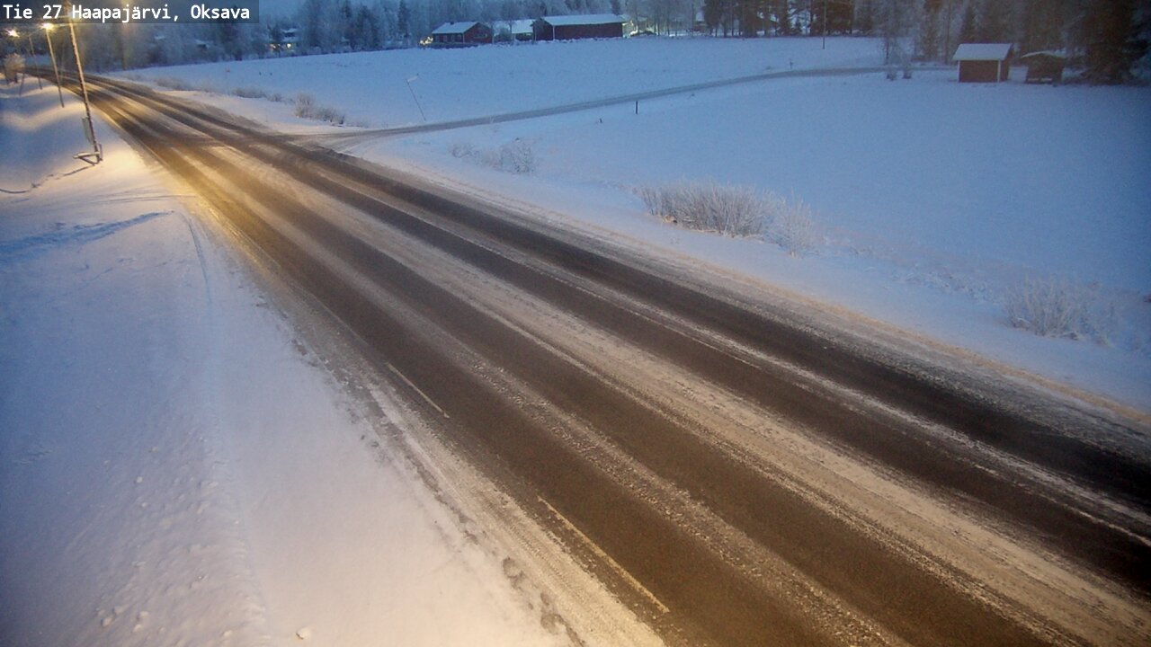 Kelikamerat Kuva Tie 27 Haapajärvi, Oksava, Haapajärvi, Pohjois-Pohjanmaa