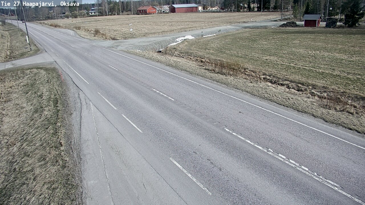 Kelikamerat Kuva Tie 27 Haapajärvi, Oksava, Haapajärvi, Pohjois-Pohjanmaa