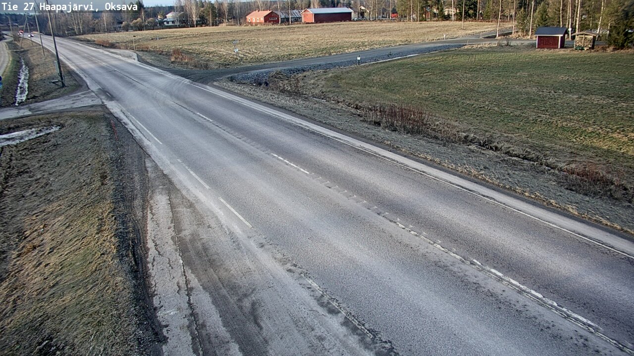 Weather Camera Image Road 27 Haapajärvi, Oksava, Haapajärvi, Pohjois-Pohjanmaa
