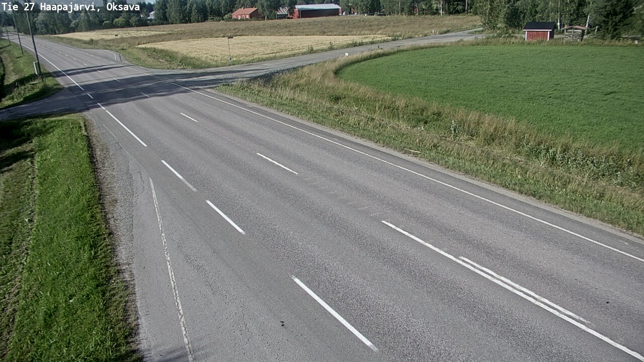 Kelikamerat Kuva Tie 27 Haapajärvi, Oksava, Haapajärvi, Pohjois-Pohjanmaa