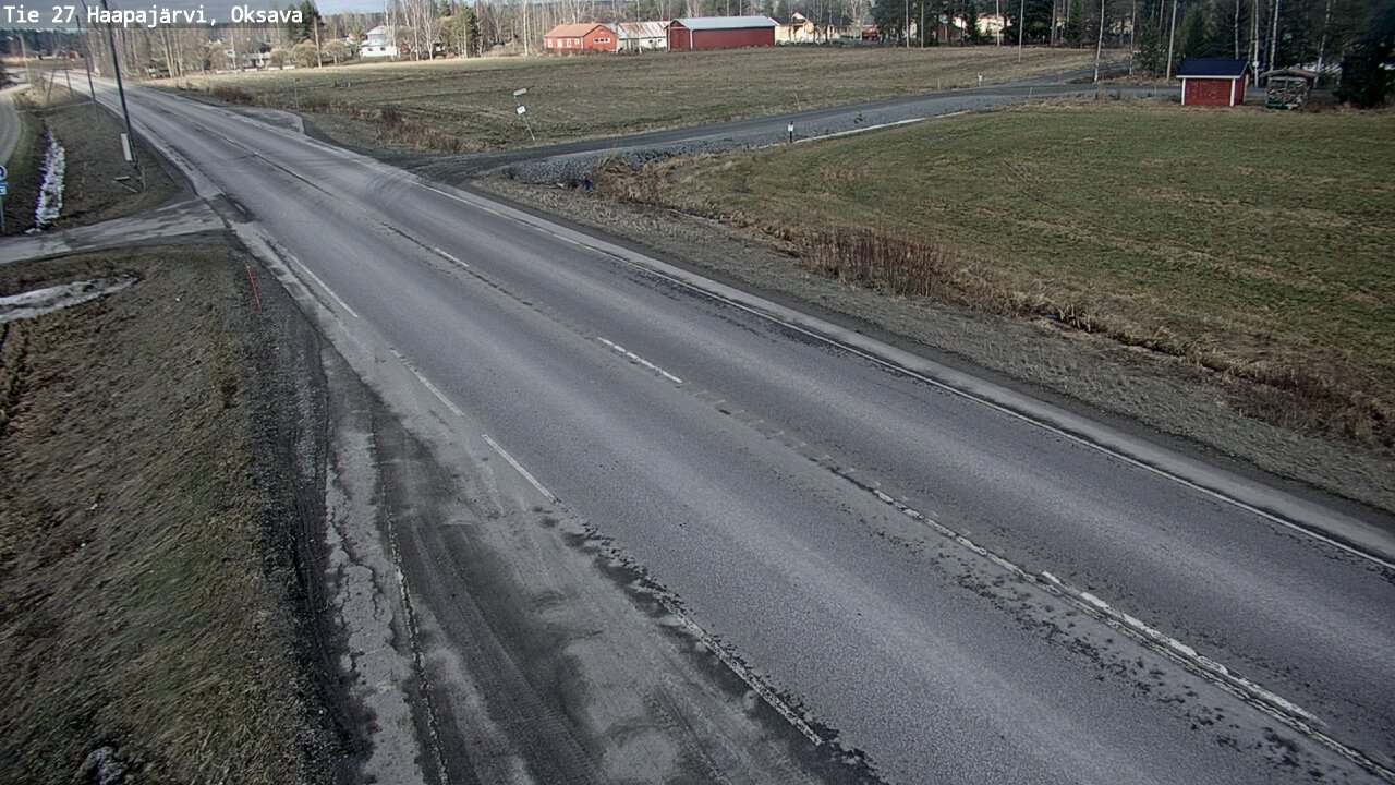 Weather Camera Image Road 27 Haapajärvi, Oksava, Haapajärvi, Pohjois-Pohjanmaa
