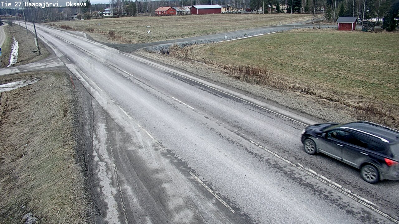 Weather Camera Image Road 27 Haapajärvi, Oksava, Haapajärvi, Pohjois-Pohjanmaa