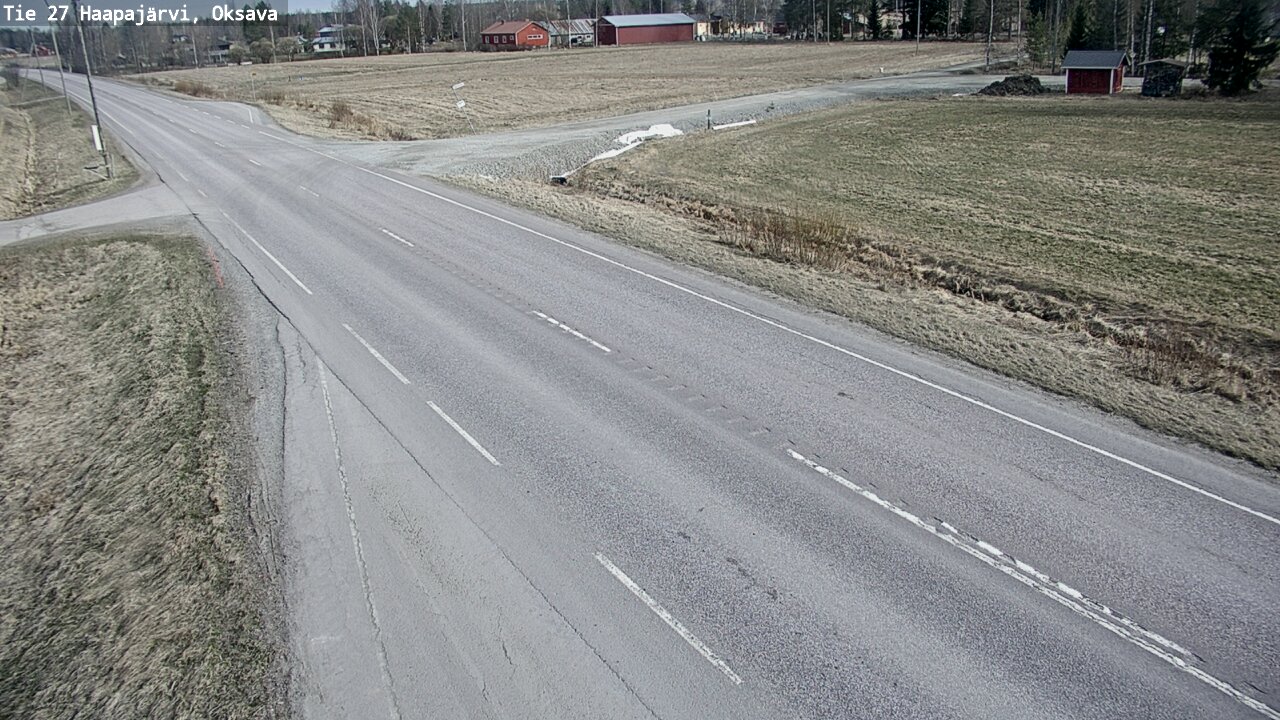 Kelikamerat Kuva Tie 27 Haapajärvi, Oksava, Haapajärvi, Pohjois-Pohjanmaa