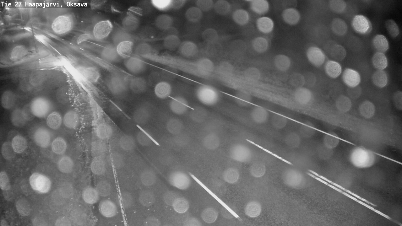 Weather Camera Image Road 27 Haapajärvi, Oksava, Haapajärvi, Pohjois-Pohjanmaa