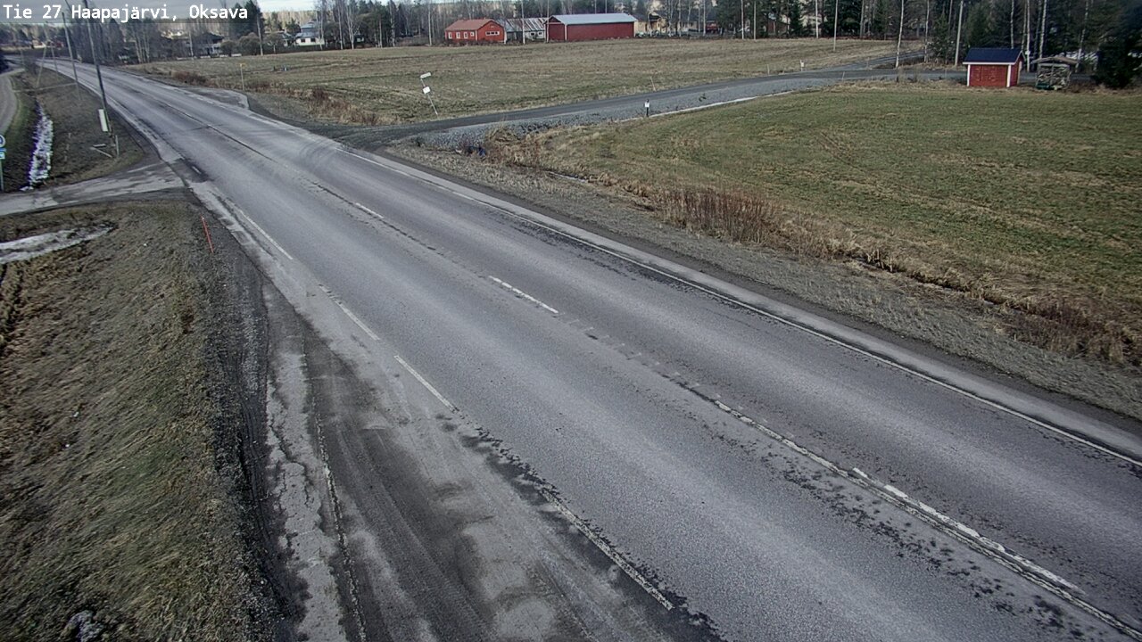 Weather Camera Image Road 27 Haapajärvi, Oksava, Haapajärvi, Pohjois-Pohjanmaa