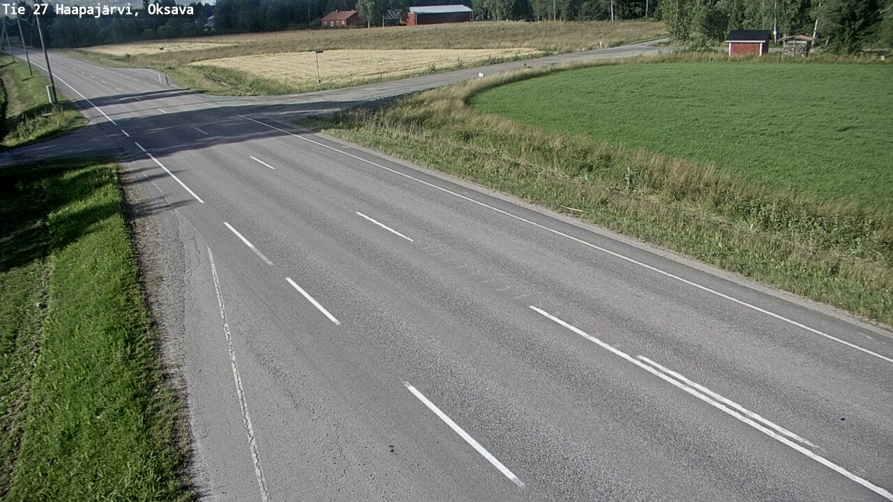 Kelikamerat Kuva Tie 27 Haapajärvi, Oksava, Haapajärvi, Pohjois-Pohjanmaa