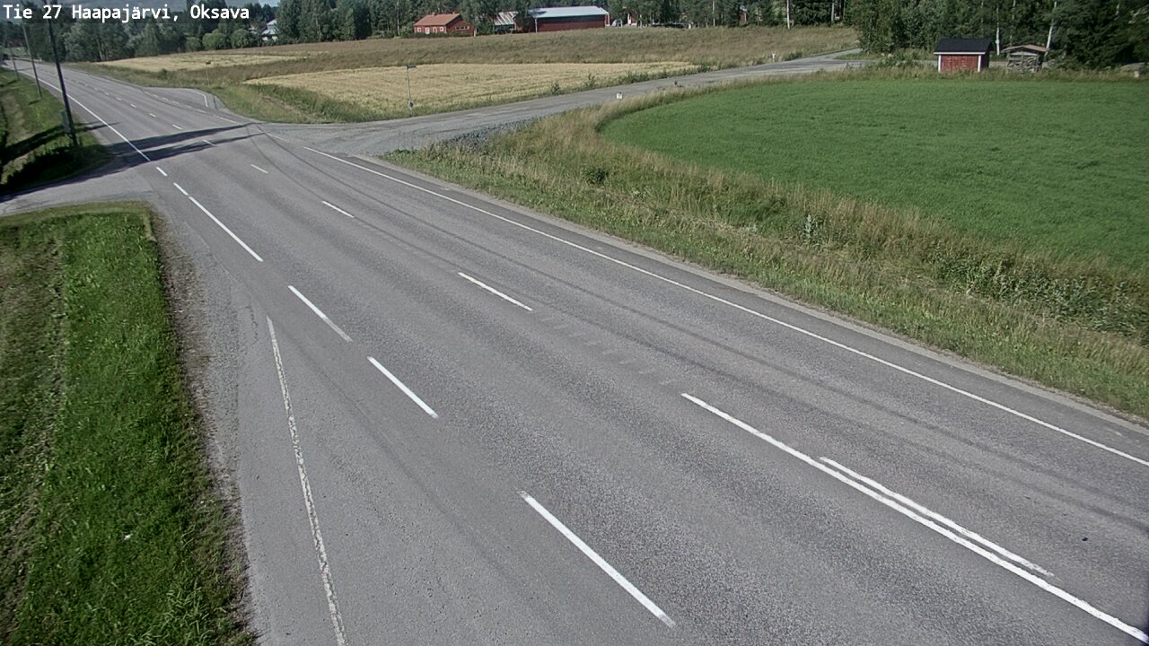 Kelikamerat Kuva Tie 27 Haapajärvi, Oksava, Haapajärvi, Pohjois-Pohjanmaa