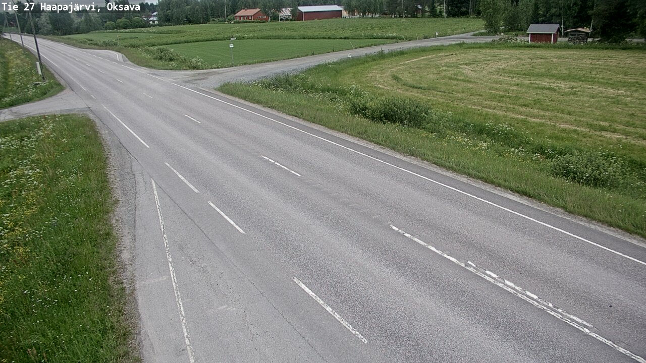 Kelikamerat Kuva Tie 27 Haapajärvi, Oksava, Haapajärvi, Pohjois-Pohjanmaa