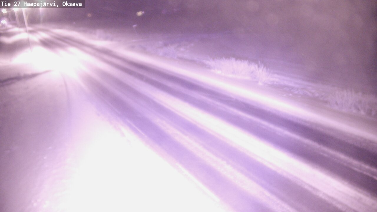 Kelikamerat Kuva Tie 27 Haapajärvi, Oksava, Haapajärvi, Pohjois-Pohjanmaa