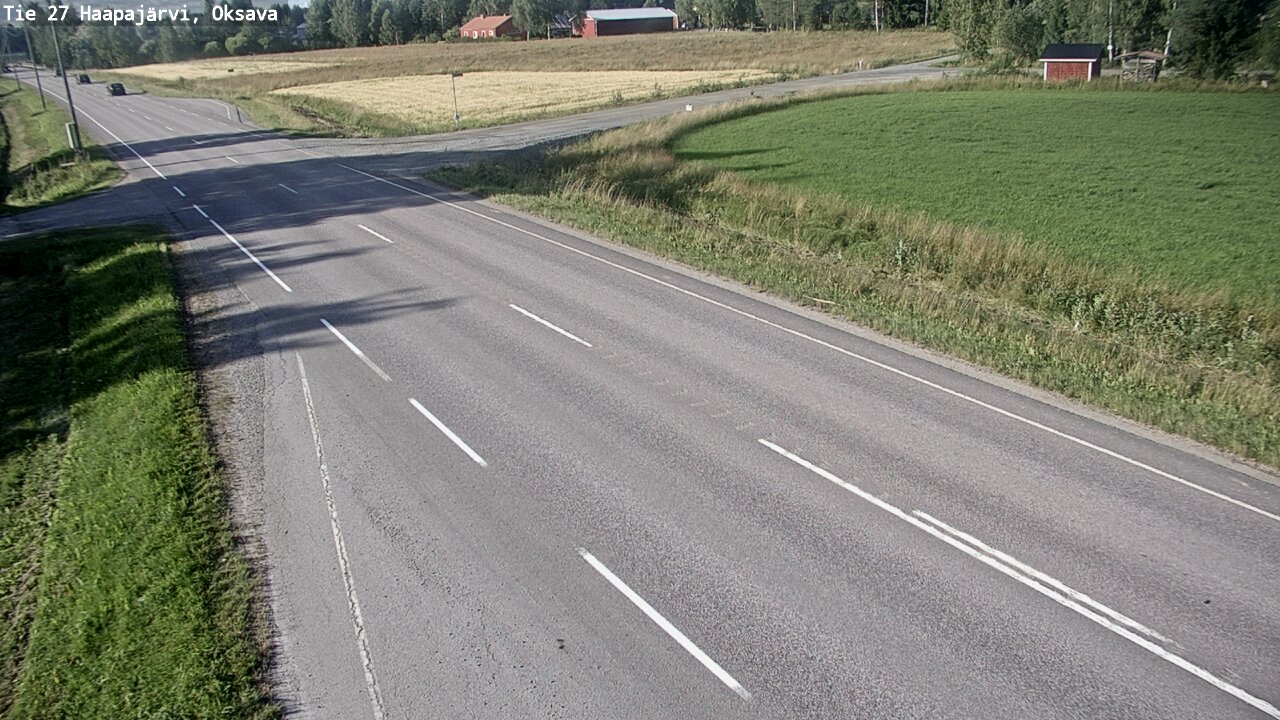 Kelikamerat Kuva Tie 27 Haapajärvi, Oksava, Haapajärvi, Pohjois-Pohjanmaa