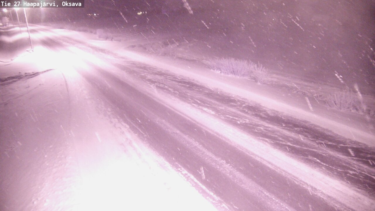 Kelikamerat Kuva Tie 27 Haapajärvi, Oksava, Haapajärvi, Pohjois-Pohjanmaa