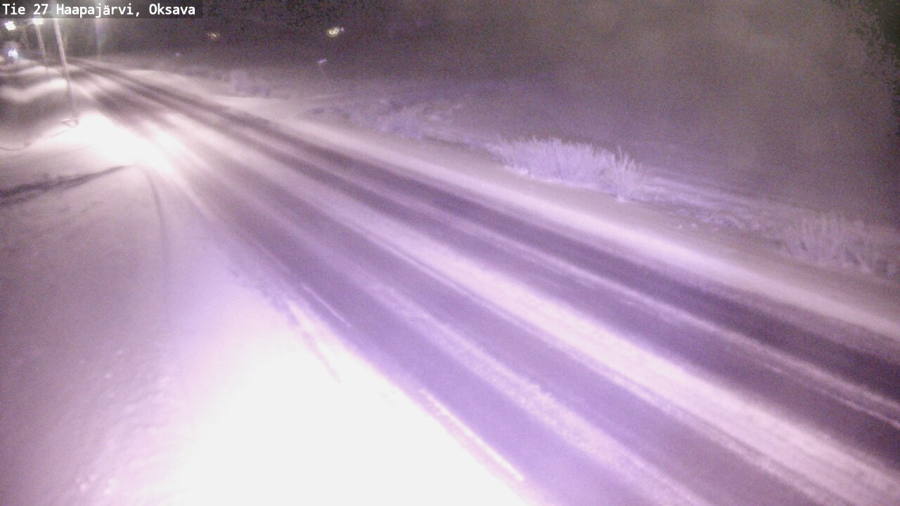 Kelikamerat Kuva Tie 27 Haapajärvi, Oksava, Haapajärvi, Pohjois-Pohjanmaa