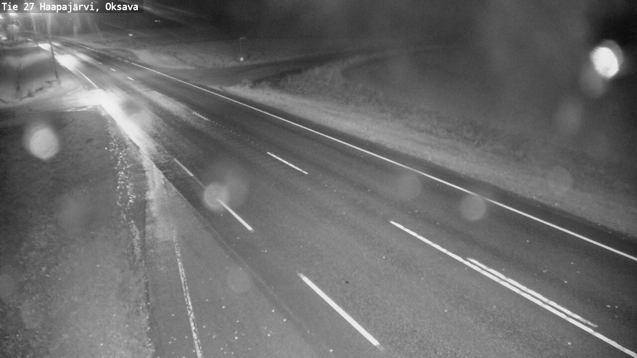 Weather Camera Image Road 27 Haapajärvi, Oksava, Haapajärvi, Pohjois-Pohjanmaa