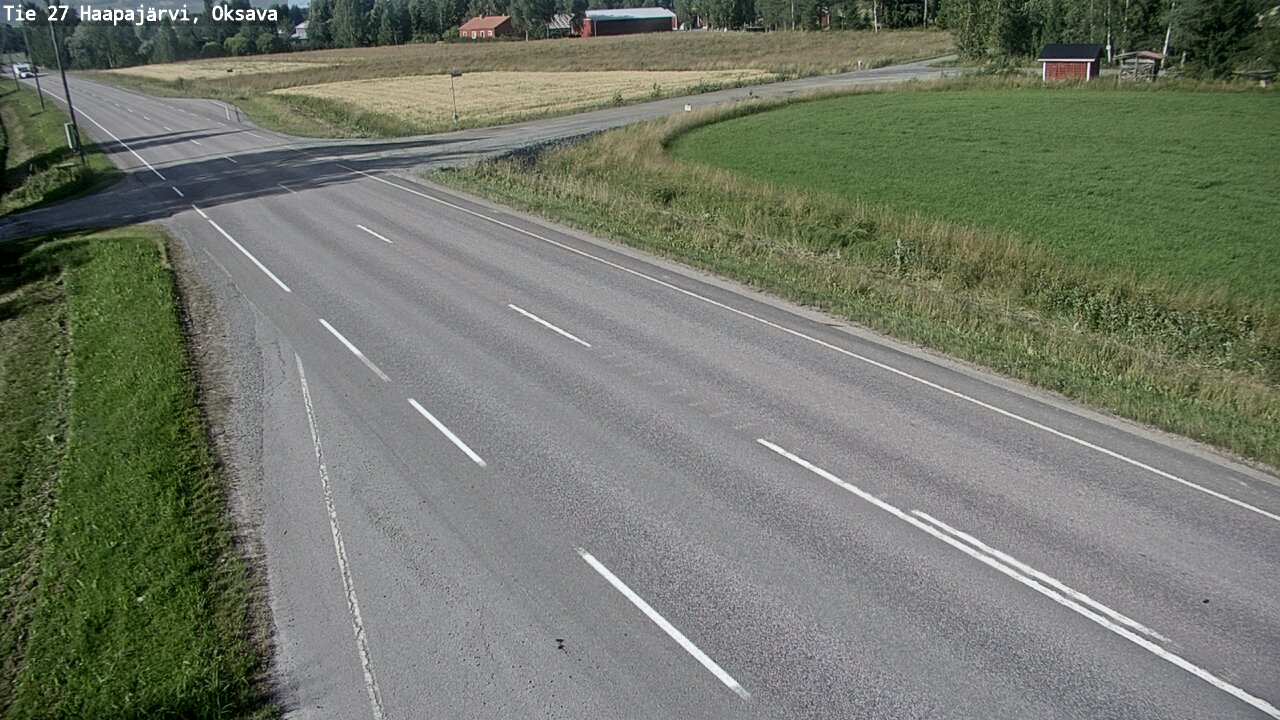 Kelikamerat Kuva Tie 27 Haapajärvi, Oksava, Haapajärvi, Pohjois-Pohjanmaa