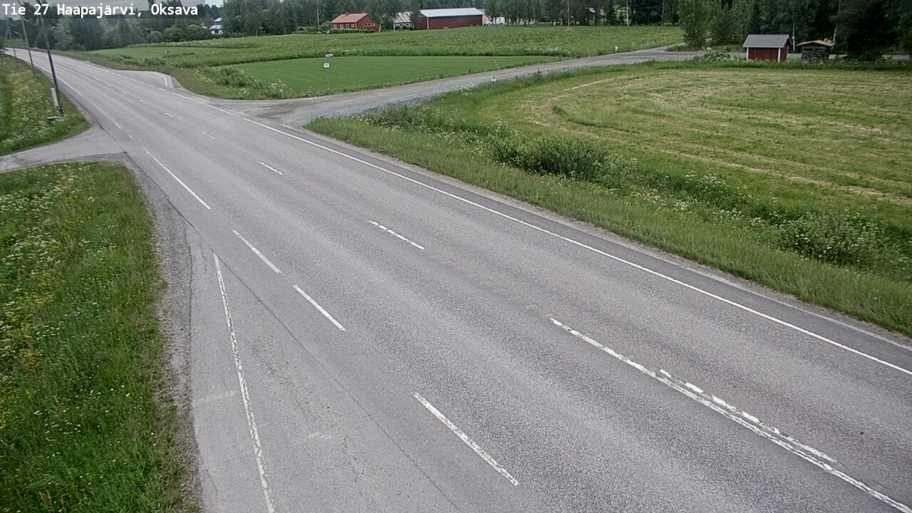 Kelikamerat Kuva Tie 27 Haapajärvi, Oksava, Haapajärvi, Pohjois-Pohjanmaa