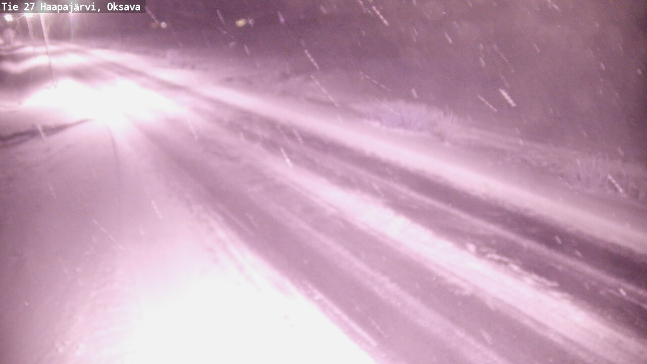 Kelikamerat Kuva Tie 27 Haapajärvi, Oksava, Haapajärvi, Pohjois-Pohjanmaa