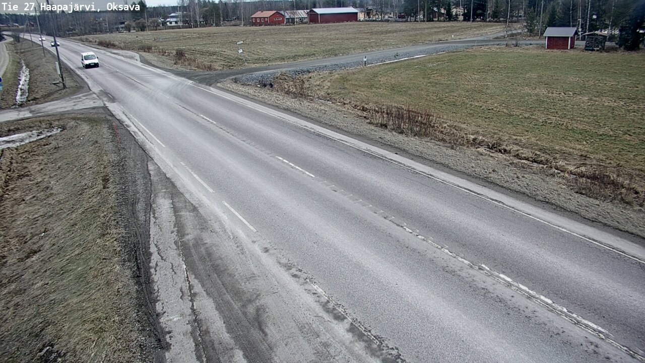 Weather Camera Image Road 27 Haapajärvi, Oksava, Haapajärvi, Pohjois-Pohjanmaa