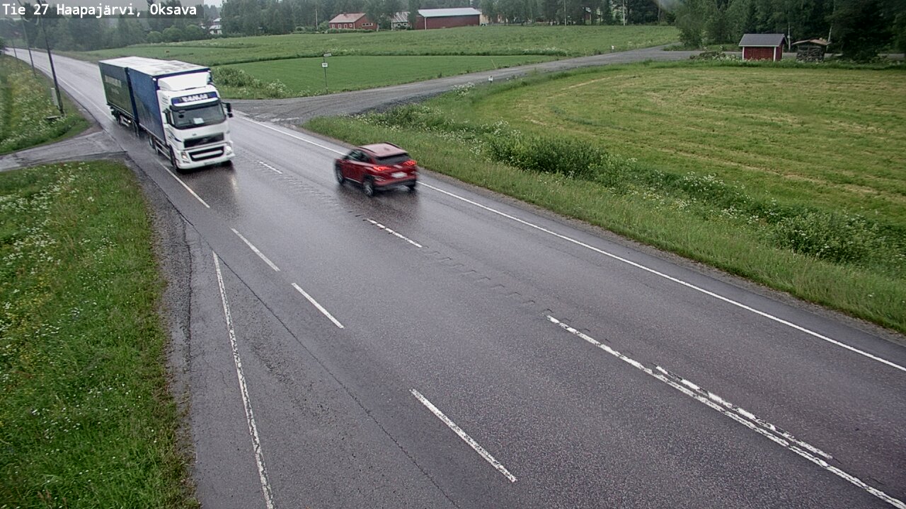 Kelikamerat Kuva Tie 27 Haapajärvi, Oksava, Haapajärvi, Pohjois-Pohjanmaa