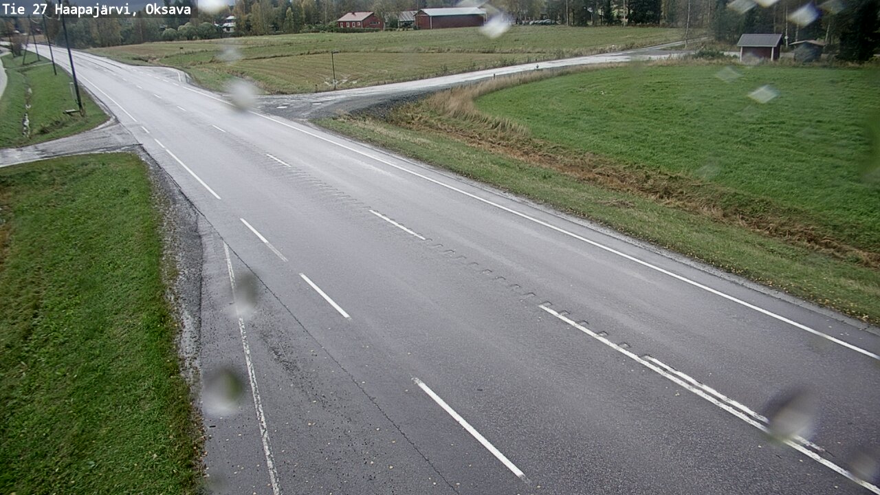 Weather Camera Image Road 27 Haapajärvi, Oksava, Haapajärvi, Pohjois-Pohjanmaa