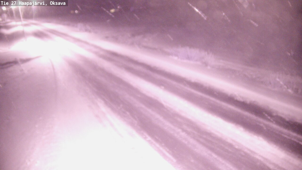 Kelikamerat Kuva Tie 27 Haapajärvi, Oksava, Haapajärvi, Pohjois-Pohjanmaa