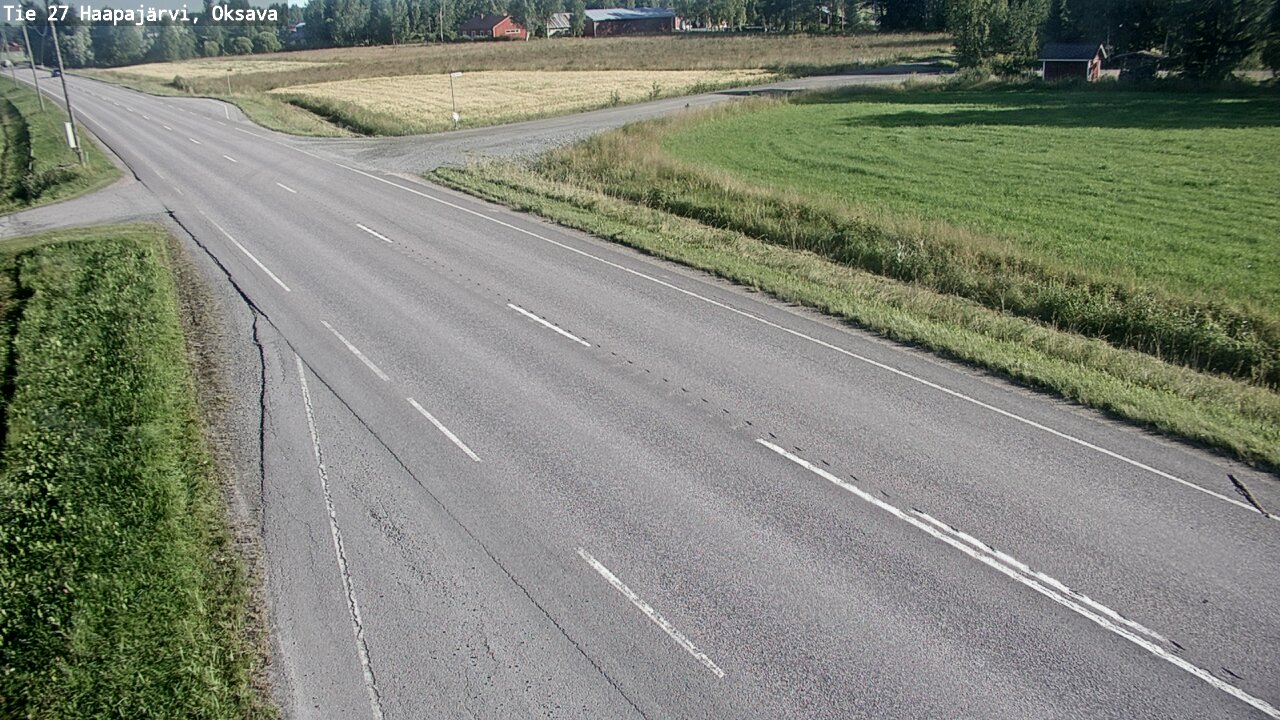 Kelikamerat Kuva Tie 27 Haapajärvi, Oksava, Haapajärvi, Pohjois-Pohjanmaa